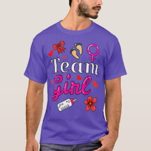 Camiseta Genê de Garota da Equipe de roupas da família de C