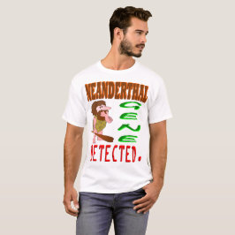 Camiseta Gene do Neanderthal detectado
