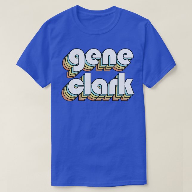 Camiseta Gene Retro Arco Tipografia Estilo Desvanecido (Frente do Design)
