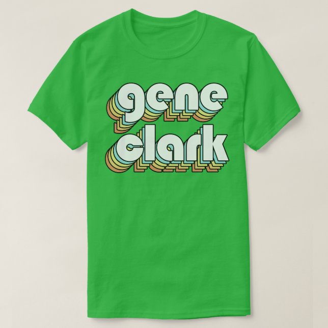 Camiseta Gene Retro Arco Tipografia Estilo Desvanecido (Frente do Design)
