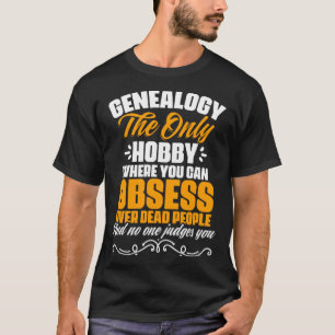 Camiseta Genealogia Apenas Historiador da Ancestralidade do