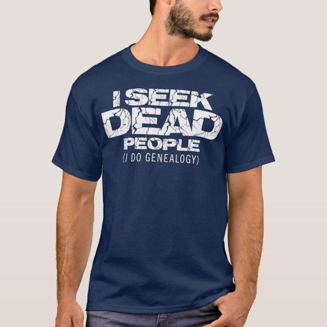 Camiseta Genealogia Engraçada Eu Faço Presente De Vestuário (Frente)