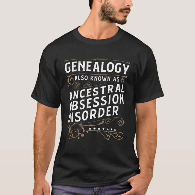Camiseta Genealogia Também Conhecida Como Obsessão Ancestra (Frente)