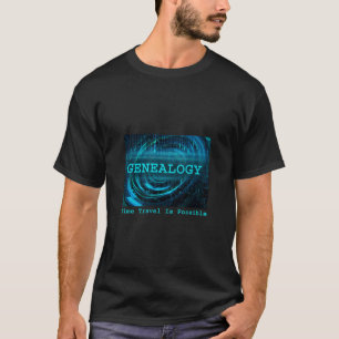 Camiseta Genealogia - Viagem é possível humor engraçado