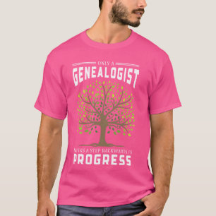 Camiseta Genealogista Genealogia Árvore Historiadora da Fam