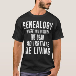 Camiseta Genealogista História Familiar Genealogista Ty