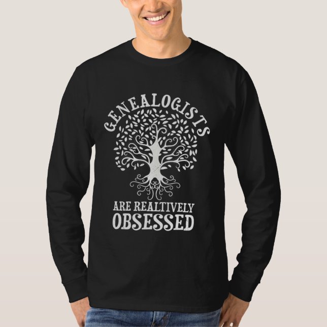 Camiseta Genealogy Ancestry Dna Genealogist Family Tree Mak (Frente)