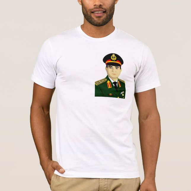 Camiseta General Abd-EL-Fatah Al-Sissi (Frente)