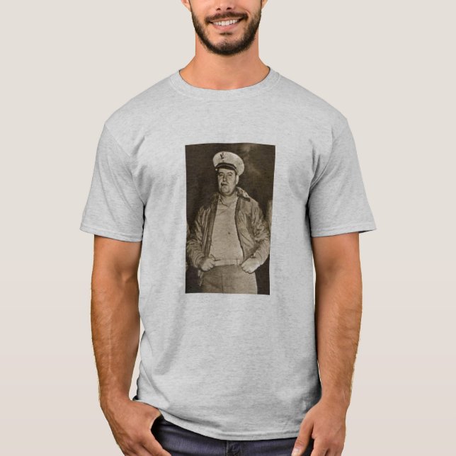 Camiseta General Curtis Lemay e citações - cinza (Frente)