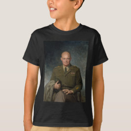 Camiseta General Dwight Eisenhower 5 Star - Retrato Pintado