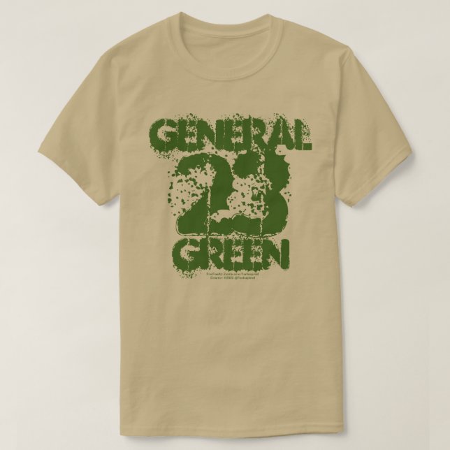 Camiseta GENERAL GREEN T-Shirt (Frente do Design)