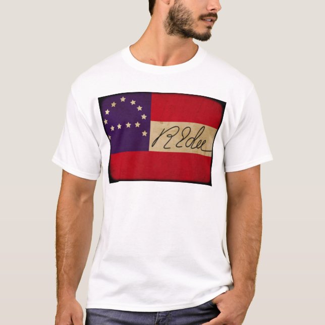 Camiseta General Lee Matriz Bandeira com assinatura (Frente)