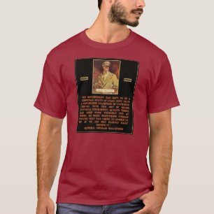 Camiseta General MacArthur Citação: O governo Fearmongeri