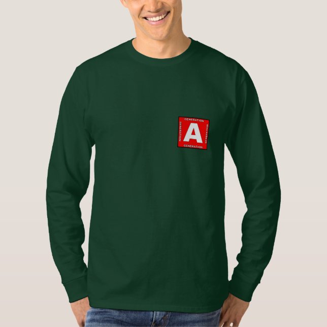 Camiseta Generation AO Men's Long Sleeve T-Shirt (Frente)