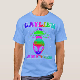Camiseta Gênero Lésbica Gay Trans Queer Rainbow 44