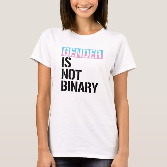 Camiseta Gênero não é Binário (Frente)