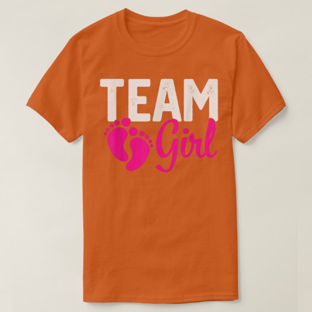 Camiseta Gênero Reveal Team Girl Pink 539 (Frente do Design)