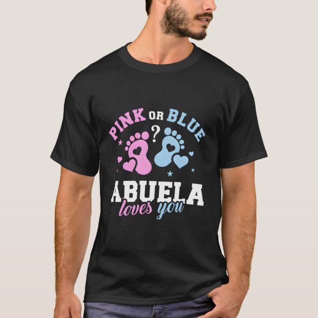 Camiseta Gênero Revela Abuela Avó (Frente)