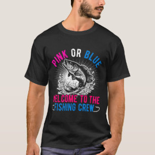 Camiseta Gênero Revela Cor-De-Rosa Ou Azul Bem-Vindo À Pesc