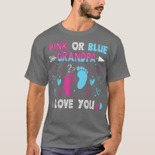 Camiseta Gênero Revela Engraçado Vovô Ama Você Corresponden