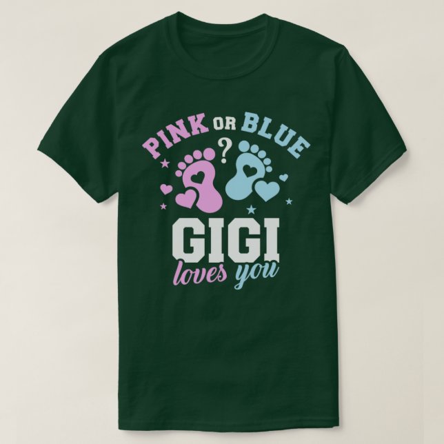 Camiseta Gênero revela gigi (Frente do Design)