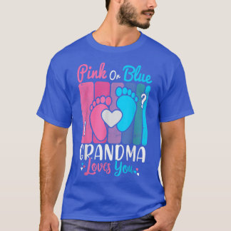 Camiseta Gênero Revela Gravidez Rosa Ou Azul Amores Da Avó