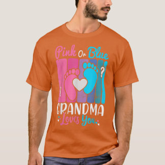 Camiseta Gênero Revela Gravidez Rosa Ou Azul Amores Da Avó