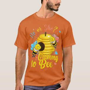 Camiseta Gênero Revela seu ou seu Grammy para Bee Baby Anno