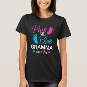 Camiseta Gênero Revela Vovó Chá de fraldas Gramma