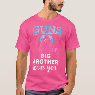 Camiseta Gênero Revelação Armas Brilhantes Irmão Correspond