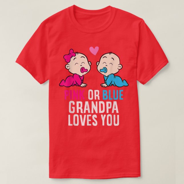 Camiseta Gênero Revelação Gravidez Rosa Ou Azul Amores Do A (Frente do Design)