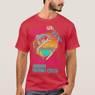 Camiseta Gênero Revelação Pesca Rosa Ou Azul Bem-Vindo Ao P