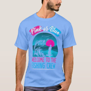 Camiseta Gênero Revelação Pesca Rosa Ou Azul Bem-Vindo Ao P
