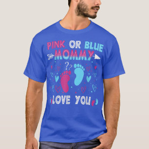 Camiseta Gênero Revelam Mamães Engraçadas Te Ama À Família