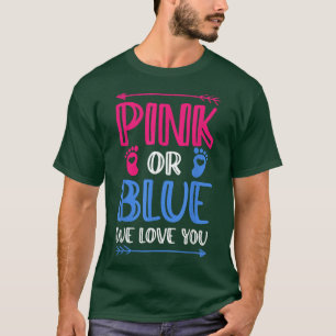 Camiseta Gênero Revelam Rosa ou Azul, Menino ou Menina Que