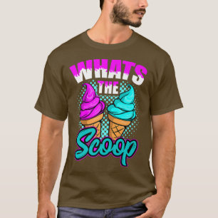 Camiseta Gênero Revelar Sorvete Parte Considerada