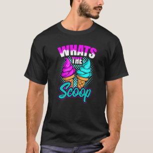 Camiseta Gênero Revelar Sorvete Parte Considerada