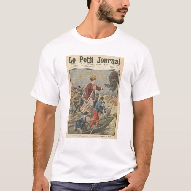 Camiseta Generosidade da cidade de Paris e de France (Frente)