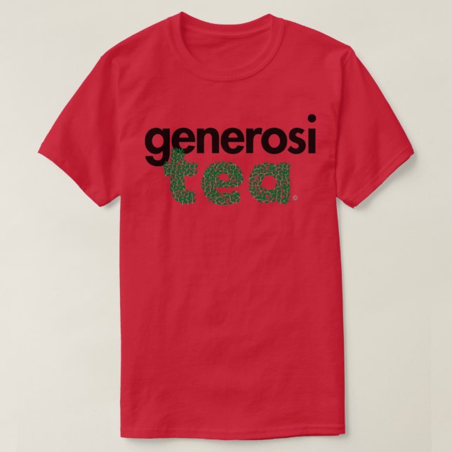 Camiseta Generosity Tea Lovers black (Frente do Design)