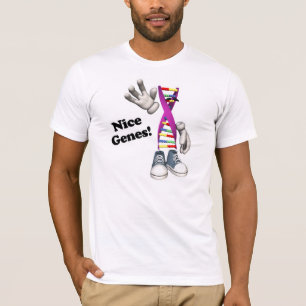 Camiseta Genes legais DNA engraçado