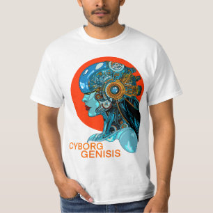 Camiseta Gênese Ciborgue: O Nascimento do Aço e da Alma