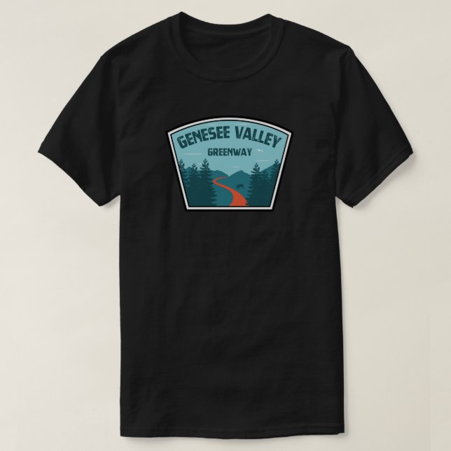 Camiseta Genesee Valley Greenway Nova York (Frente do Design)