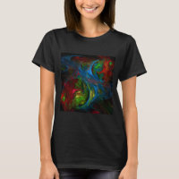 Genesis Blue Abstrato Art
