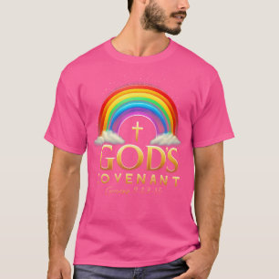 Camiseta Genesis Coveniente De Deus 9 13-15 Rainbow Deus'S 