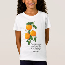 Camiseta Gênesis da Fruta laranja 12:2