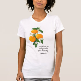 Camiseta Gênesis da Fruta laranja 12:2