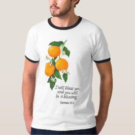 Camiseta Gênesis da Fruta laranja 12:2