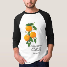 Camiseta Gênesis da Fruta laranja 12:2