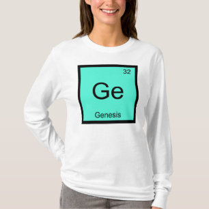 Camiseta Gênesis Nome Química Elemento Tabela Periódica