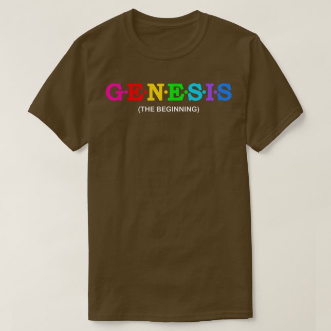 Camiseta Gênesis O Início (Frente do Design)